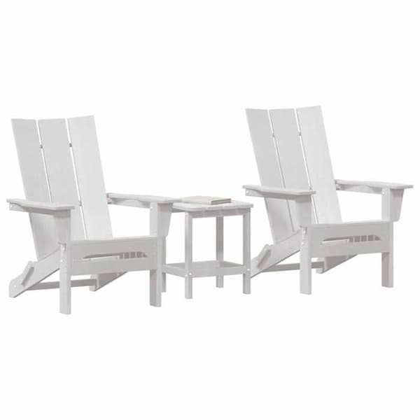 Maison Exclusive - Have stol 3 stk Hvid Polyethylen Vit