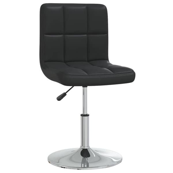 Maison Exclusive - Matstolar set om 6 svart konstläder