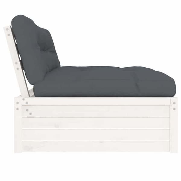 Maison Exclusive - Central soffa 120x80 cm vit massiv furu