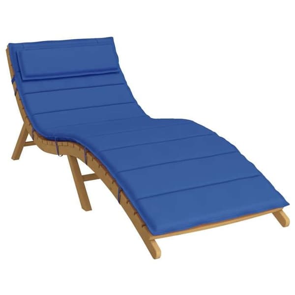 Maison Exclusive - Royalblå chaise longue-kudde 180x60x4 cm oxfordtyg kungsblå