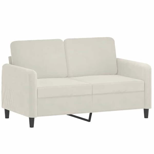Maison Exclusive - 2-paikkainen sohva, kerma 120 cm sametti