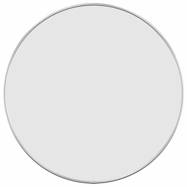 Maison Exclusive - Spegel väggmonterad Silver Ø 50 cm Rund