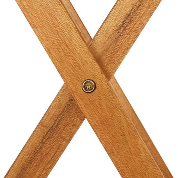 Ensemble bord och stolar - Exklusivt Hem - Fällbart - Massivt akaciaträ - 2 platser