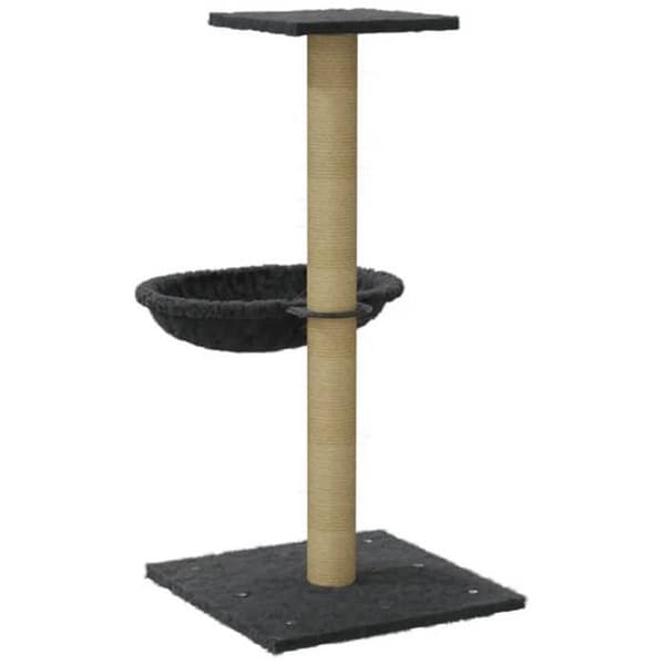 Maison Exclusive - Kattekradse med sisal i mørkegrå 74 cm Mörkgrå
