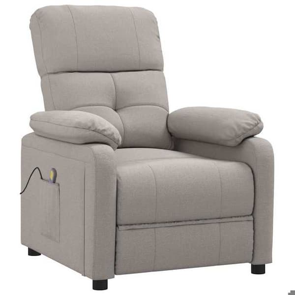 Maison Exclusive - Massage stol Taupe Stof