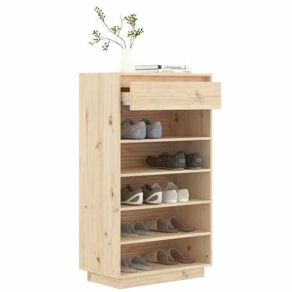 Maison Exclusive - Kengäteline 60x34x105 cm Massiivipuu