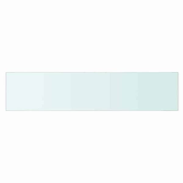 Maison Exclusive - Panel til hylde Klart glas 90 x 20 cm Transparent