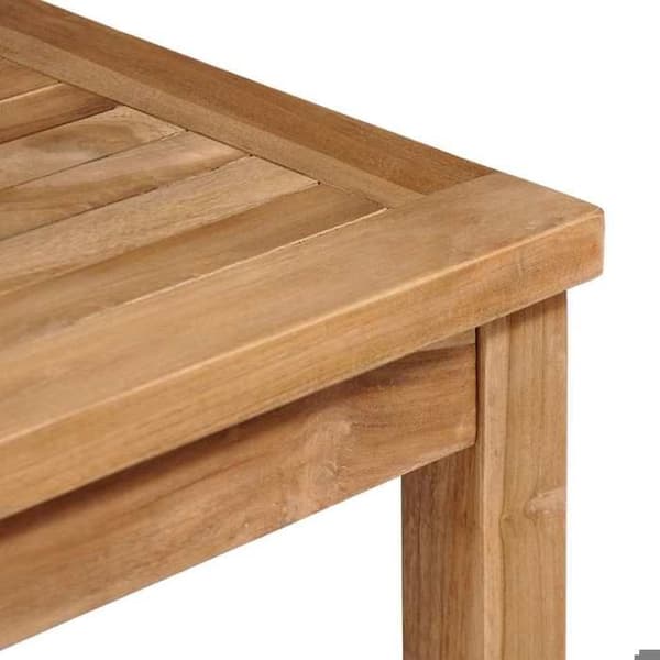 Maison Exclusive - Puutarhapöytä 80x80x77 cm Kestävä teak-puu