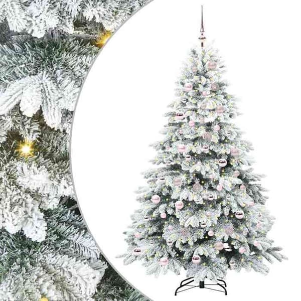 Konstgjord julgran - EXKLUSIV HEM - Gran 180 cm - 300 LED - Varm vit - USB 5V Vit