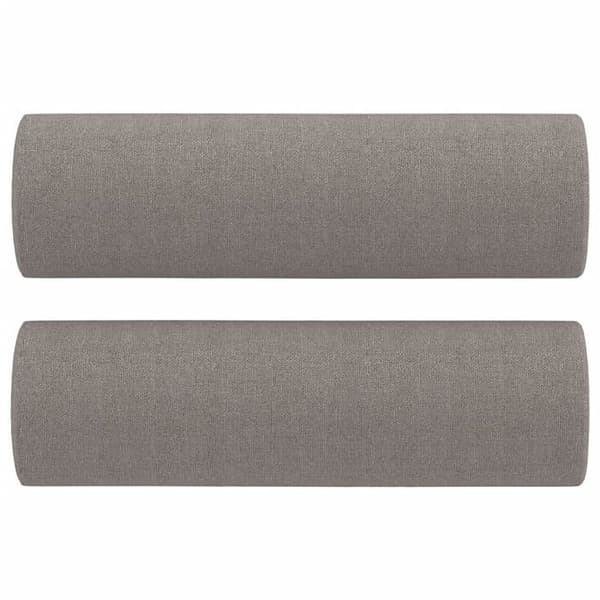 3-sitssoffa - Maison Exclusive - Taupe - Polyester tyg - Metallram Mol