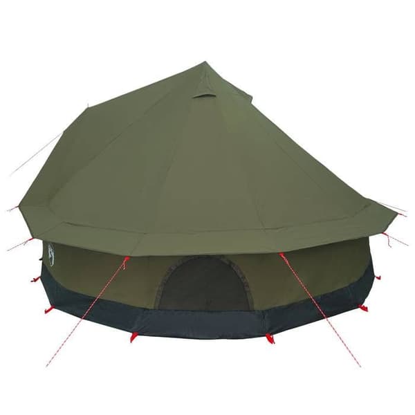 Maison Exclusive - Perheteltta 8 hengelle, armeijan vihreä, polycotton