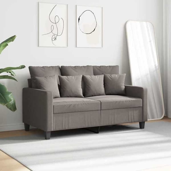 Maison Exclusive - 2-personers sofa Taupe 120 cm stof