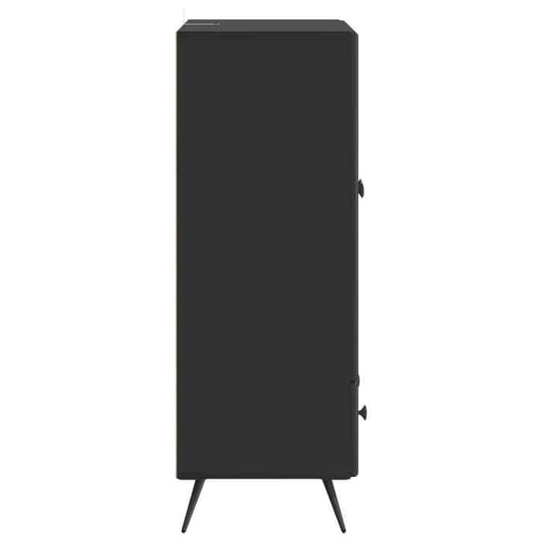 Maison Exclusive - Buffet Sort 66 x 34,5 x 95 cm Ingeniørtræ