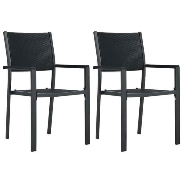 Maison Exclusive - Have spisebordssæt 3 dele Sort