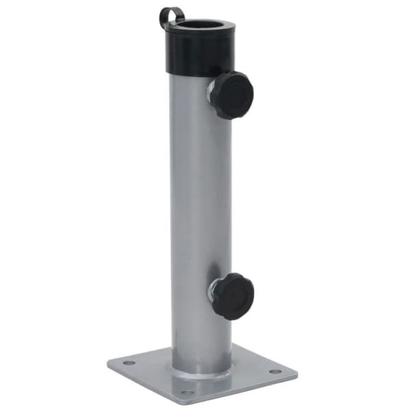 Maison Exclusive - Parasolbase til mast Ø38/48 mm sølvfarvet stål