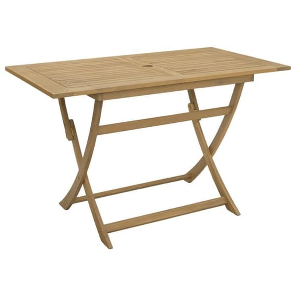 Maison Exclusive - Fällbord för trädgård 120x70x75 cm i solid akaciaträ