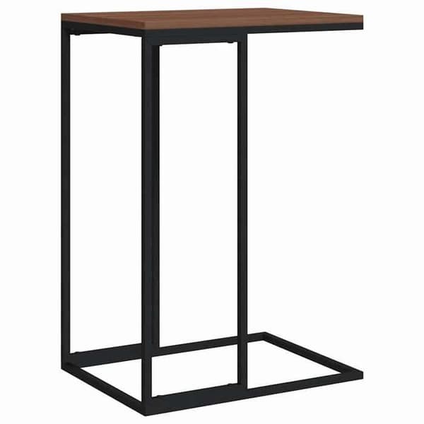 Maison Exclusive - Sort sidebord 40x30x59 cm Ingeniørtræ Svart