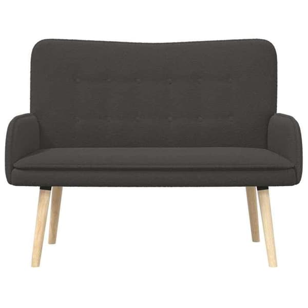 Maison Exclusive - Soffa 2 platser Mörkgrå 115 x 61 x 87 cm Bouclé