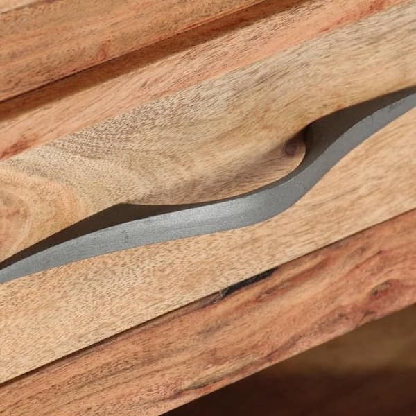 Maison Exclusive - Sofabord 110x52x45 cm Solid akacietræ naturlig träfärg