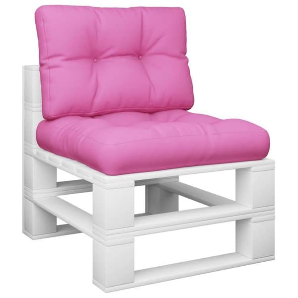 Maison Exclusive - Palettkuddar set om 2 rosa tyg