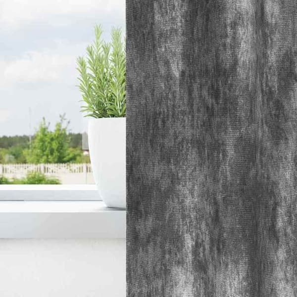 Maison Exclusive - Samettiverhot 2 kpl Harmaa 225 x 140 cm Sametti