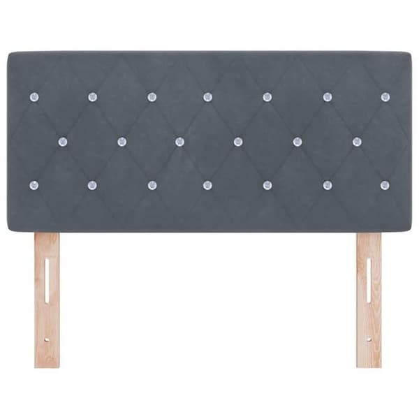 Maison Exclusive - Huvudgavel Mörkgrå 100 cm Sammet