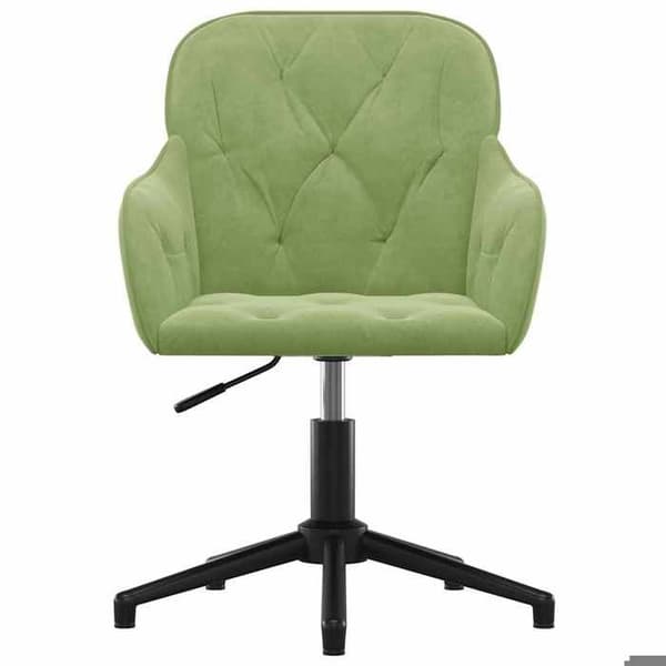 Maison Exclusive - Snurrande matstolar set om 2 Ljusgrön Sammet