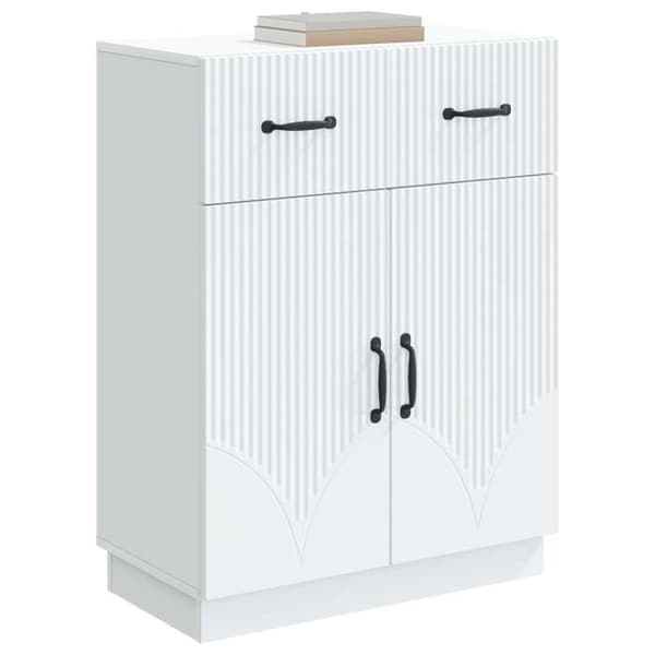 Buffet bas - EKSKLUSIVT HUS - 66 x 34,5 x 87 cm - Hvid - Spånplader - Moderne Vit