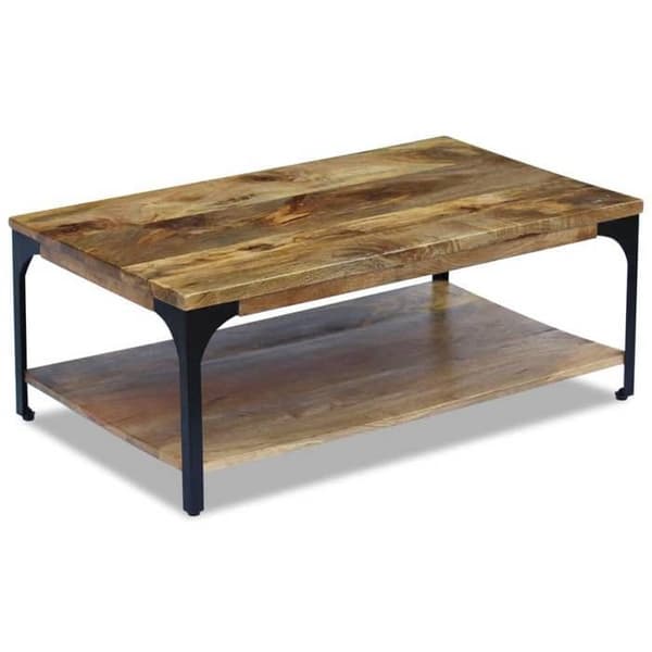 Maison Exclusive - Sofabord i mangotræ 100x60x38 cm