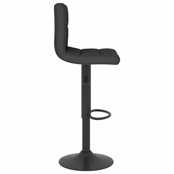 Maison Exclusive - Barstolar set om 2 svart tyg