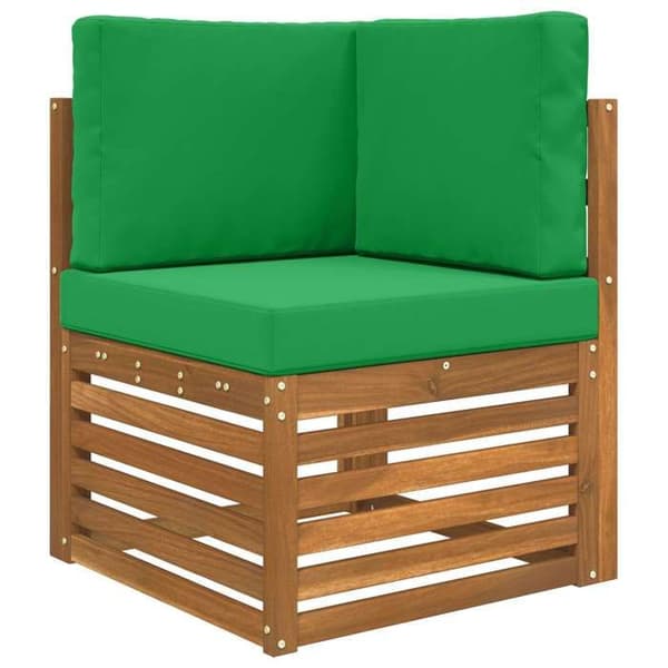 Utomhus sittkudde - EXKLUSIV HEM - 60 x 60 cm - Grön - Polyester - Avtagbart blixtlåsfodral Grön