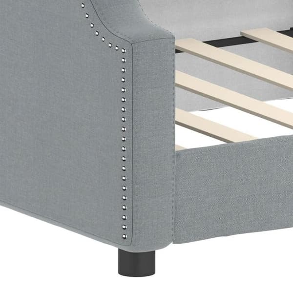 Maison Exclusive - Lys grå daybed 100x190 cm stof