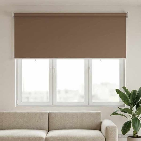 Maison Exclusive - Utrullningsbar utomhusbutik UV-skydd Taupe Polyester