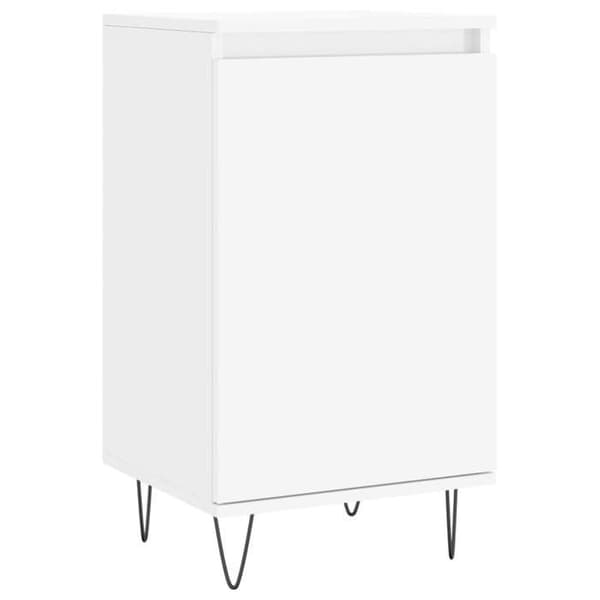 Maison Exclusive - Bufféer 2 st vit 40x35x70 cm ingenjörsträ