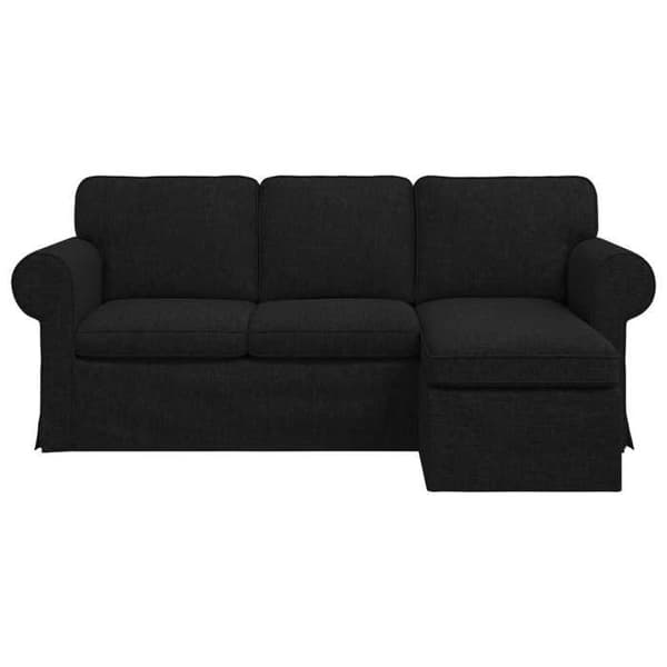 Maison Exclusive - Sort Sofa 195 x 138 x 80 cm stof