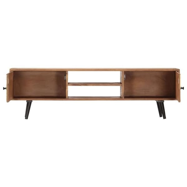 Maison Exclusive - TV-möbel 140x30x40 cm i solid akaciaträ