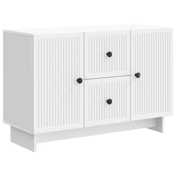 Maison Exclusive - Buffé Vit 89 x 34,5 x 60 cm Ingenjörsträ Vit