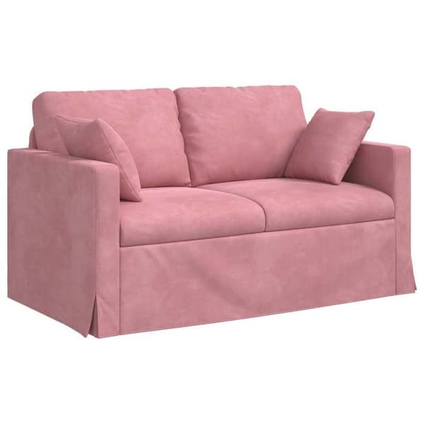 Maison Exclusive - Set av Soffor 2 st Rosa Sammet