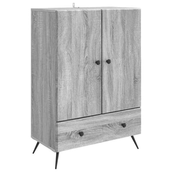 Maison Exclusive - Buffet Sonoma grå 66 x 34,5 x 95 cm Ingeniørtræ grå