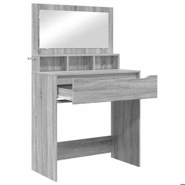 Maison Exclusive - Sminkbord för sovrum Grå Sonoma Ingenjörsträ Gris Sonoma