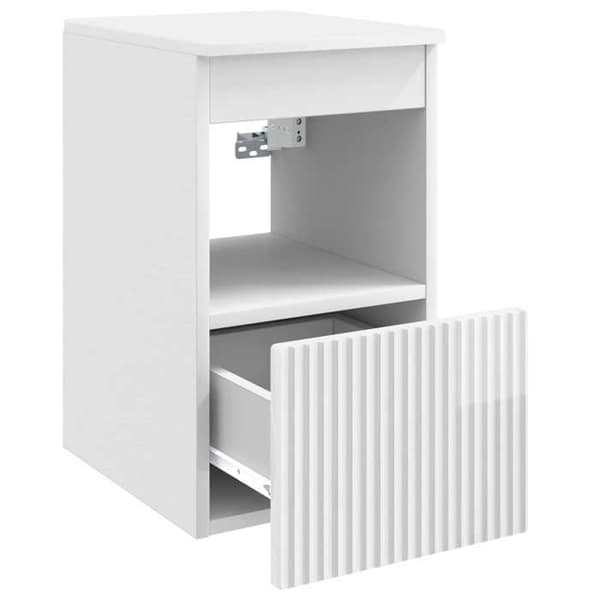 Maison Exclusive - Badeværelsesskab Hvid glans 30 x 35 x 50 cm