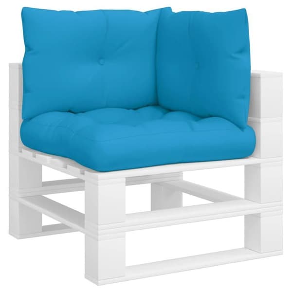 Maison Exclusive - Pallet puder sæt af 3 blå stof