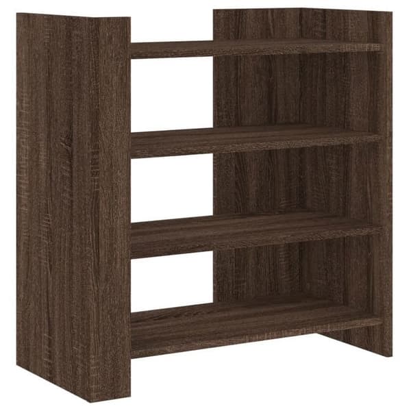 Maison Exclusive - Buffé ek brun 73,5x35x75 cm ingenjörsträ
