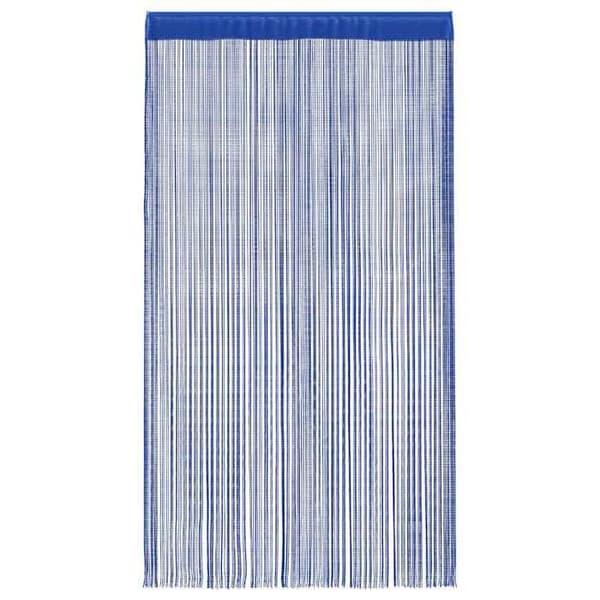 Gardiner i tråd - Eksklusivt hus - 100 x 250 cm - Blå - 100% polyester Blå