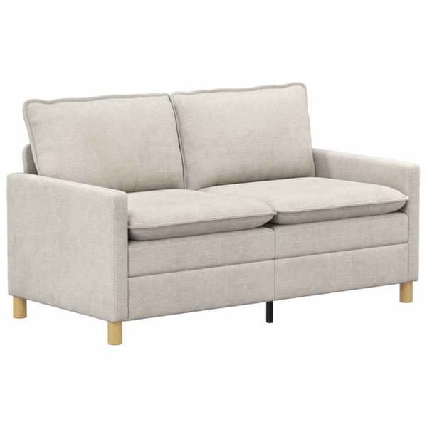 Maison Exclusive - 2-delars Soffset i Creme Polyester
