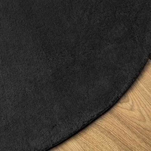 Maison Exclusive - HUARTE-matto Musta 80 x 150 cm 100 % polyesteri
