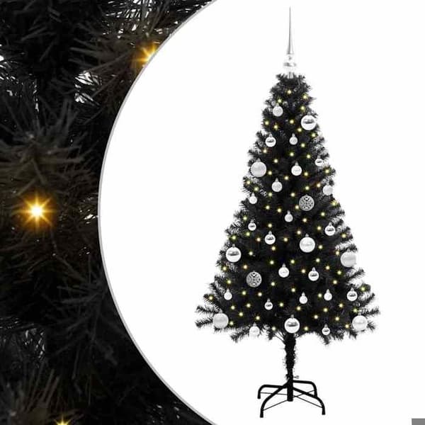 Maison Exclusive - Sort Juletræ 150 cm PVC Svart