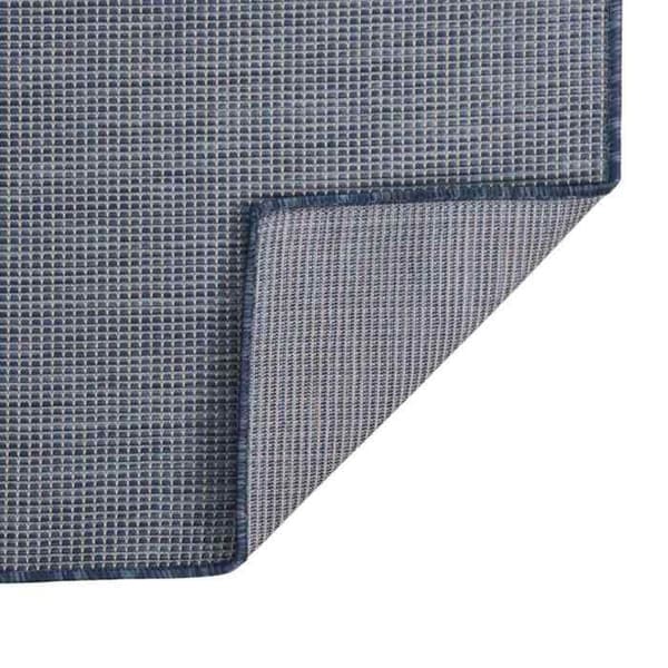 Maison Exclusive - Utomhusmatta med platt väv 120x170 cm Blå