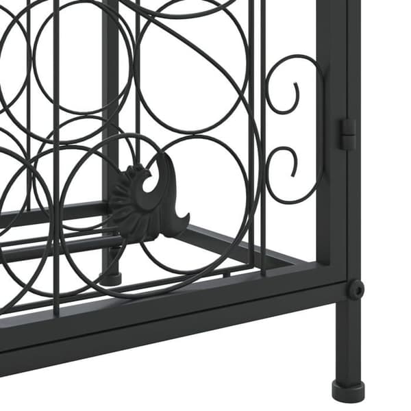 Maison Exclusive - Pulloteline 33 pullolle musta 45x36x100 cm takorautaa