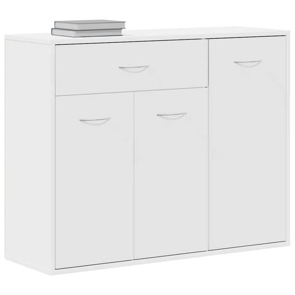 Maison Exclusive - Buffé Vit 88x30x70 cm Ingenjörsträ